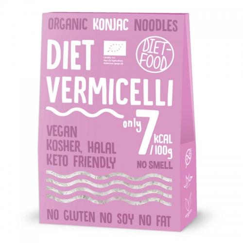 MAKARON DIET-FOOD KONJAC VERMINCELLI BEZGLUTENOWY 385G BIO 