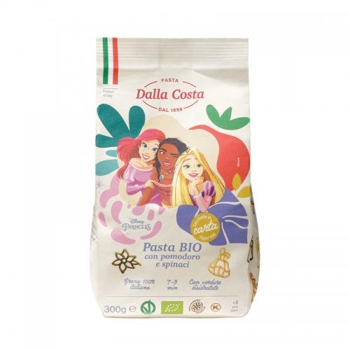 Makaron dla dzieci **Księżniczki Disney** kolorowy pszenny 300g*DALLA COSTA*BIO 