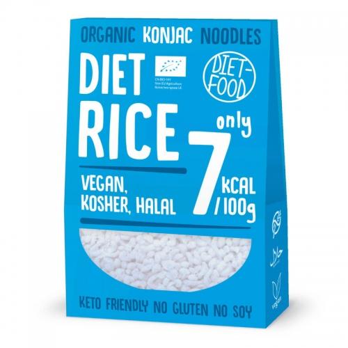 Makaron konjac *Rice* bezglutenowy 385g*DIET-FOOD*BIO
