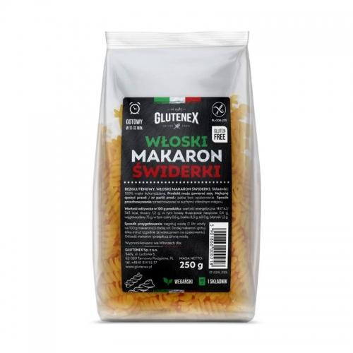 Makaron kukurydziany świderki bezglutenowy 250g*GLUTENEX*