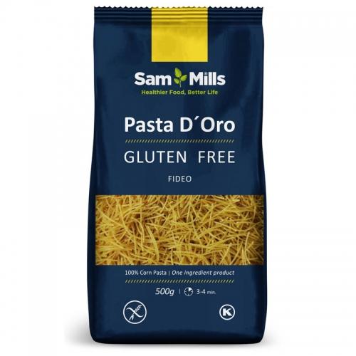 Makaron kukurydziany nitki bezglutenowy 500g*SAM MILLS*
