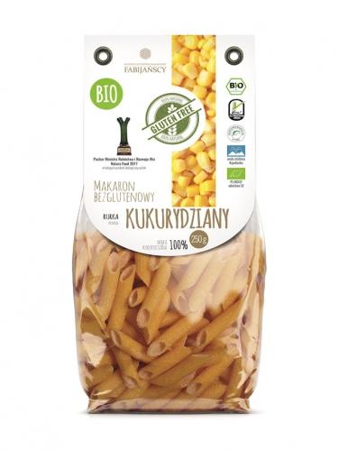 Makaron kukurydziany rurka bezglutenowy 250g*FABIJAŃSCY*BIO