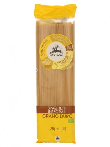 Makaron pszenny razowy spaghetti 500g*ALCE NERO*BIO