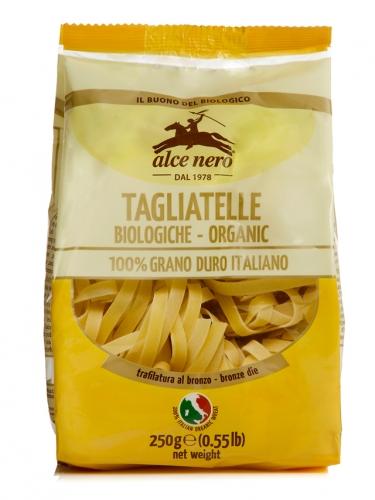 Makaron pszenny durum **Tagliatelle** wstążki 250g*ALCE NERO*BIO