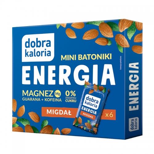 Mini batoniki **Energia** z migdałami bez cukru 102g DOBRA KALORIA