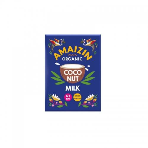 Mleczko kokosowe 17% bez gumy guar 500ml*AMAIZIN*BIO