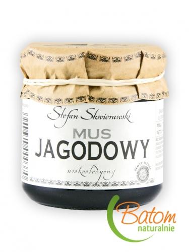 Mus jagodowy niskosłodzony 200g*SKWIERAWSKI*