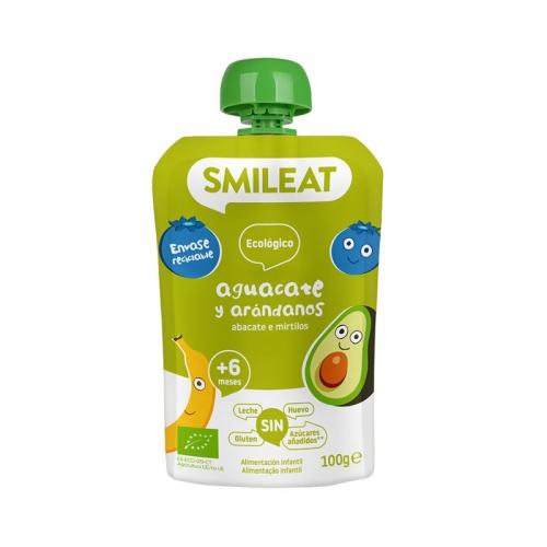 Mus owocowy Jagoda & Awokado 100g*SMILEAT*BIO - najlepiej spożyć przed: 30.09.2025- najniższa cena w okresie 30 dni przed promocją: 7,55zł