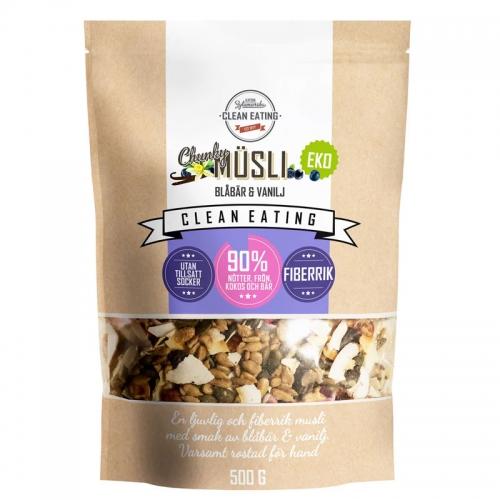 Musli **Jagoda / Wanilia** bez cukru 500g*CLEAN EATING*BIO