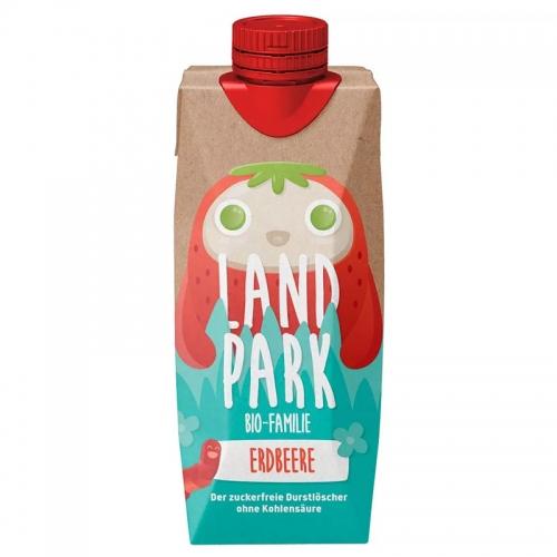 Napój o smaku truskawkowym bez cukru 500ml*LANDPARK*BIO
