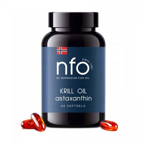 Olej z kryla i ryb Krill Oil / astaksantyna kapsułki 60szt.*NFO* suplement diety