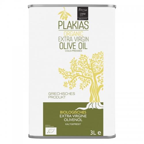 Oliwa z oliwek extra virgin Grecja Kreta puszka 3l*PLAKIAS*BIO