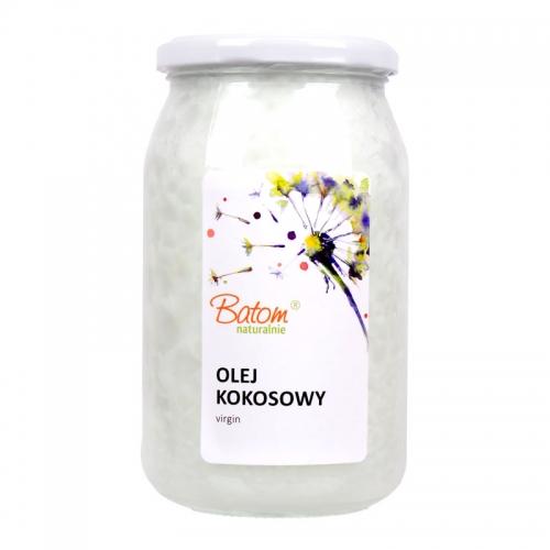 Olej kokosowy **Virgin** 900ml*BATOM* - opakowanie zbiorcze po 6 szt.