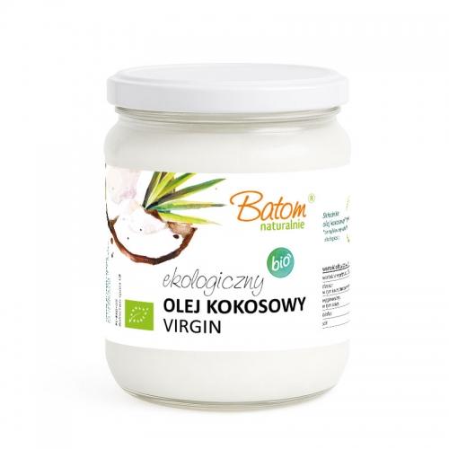 Olej kokosowy **Virgin** 500ml*BATOM*BIO - opakowanie zbiorcze po 12 szt.