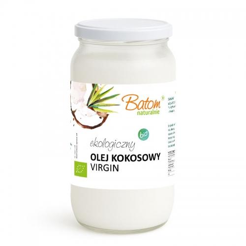 Olej kokosowy **Virgin** 1l*BATOM*BIO - opakowanie zbiorcze po 6 szt.