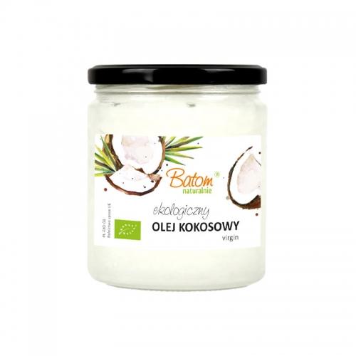 Olej kokosowy **Virgin** 500ml*BATOM*BIO - opakowanie zbiorcze po 12 szt.