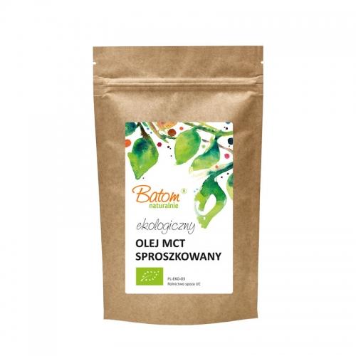 Olej MCT w proszku 100g*BATOM*BIO - najlepiej spożyć przed: 10.09.2026 - najniższa cena w okresie 30 dni przed promocją: 24,99zł