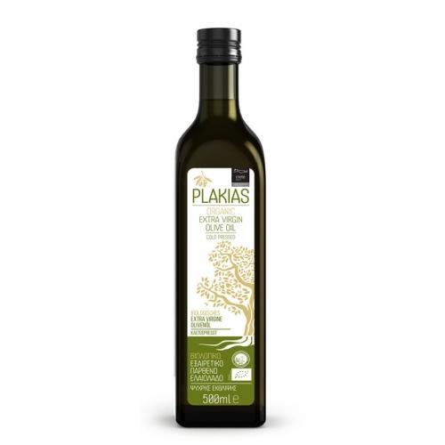 Oliwa z oliwek extra virgin Grecja Kreta 500ml*PLAKIAS*BIO