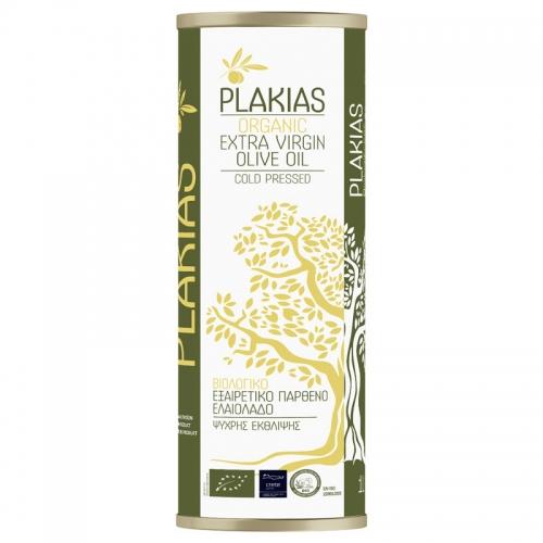 Oliwa z oliwek extra virgin Grecja Kreta puszka 1l*PLAKIAS*BIO