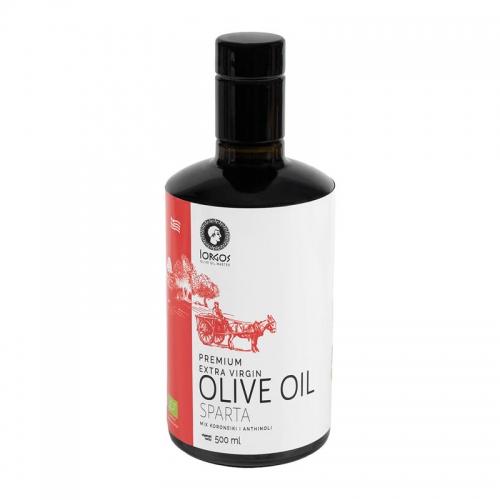 Oliwa z oliwek extra virgin Grecja Sparta 500ml*IORGOS*BIO
