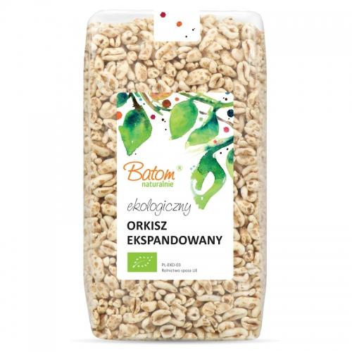 Orkisz do chrupania / ekspandowany 100g*BATOM*BIO - opakowanie zbiorcze po 6 szt.