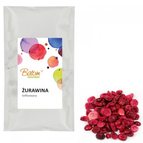 Owoce liofilizowane **Żurawina** 20g*BATOM* - opakowanie zbiorcze po 6 szt.