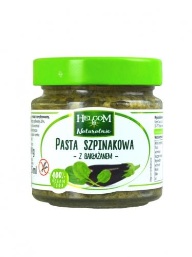 Pasta szpinakowa z bakłażanem 190g*HELCOM* 