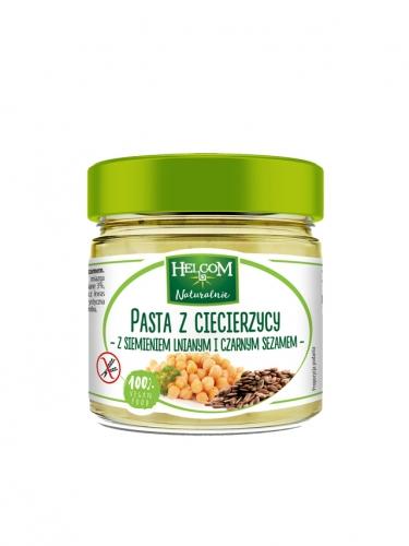 Pasta z ciecierzycy / siemię lniane / czarny sezam 190g*HELCOM*