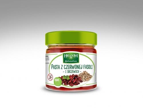 Pasta z czerwonej fasoli i soczewicy 190g*HELCOM* 