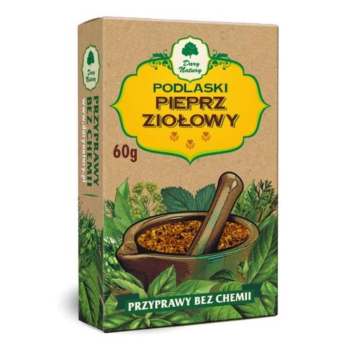 Pieprz ziołowy mielony 60g*DARY NATURY*