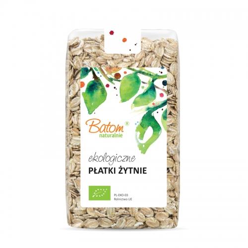 Płatki żytnie 250g*BATOM*BIO - opakowanie zbiorcze po 6 szt.