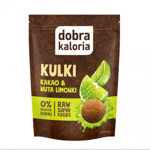 Przekąska daktylowa Kulki kakao & limonka bez cukru 65g*DOBRA KALORIA*