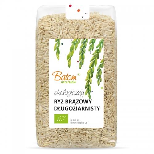 Ryż brązowy długoziarnisty 1kg*BATOM*BIO