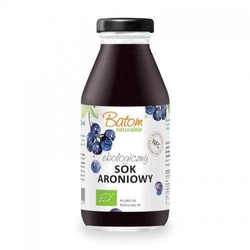 Sok aroniowy bez dodatku cukru 330ml*BATOM*BIO - opakowanie zbiorcze po 12 szt.