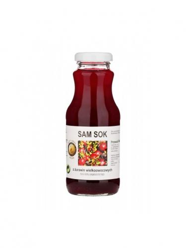 Sok z żurawin wielkoowocowych 250ml*SAM SOK*