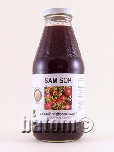 Sok z żurawin wielkoowocowych 500ml*SAM SOK*