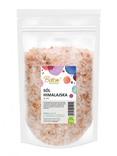 Sól himalajska gruba 1kg*BATOM* - opakowanie zbiorcze po 6 szt.