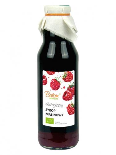 Syrop malinowy 750ml*BATOM*BIO - opakowanie zbiorcze po 10 szt.