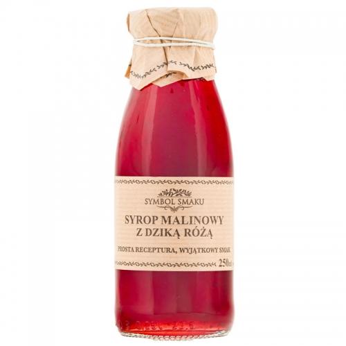 Syrop malinowy z dziką różą 250ml*SYMBOL SMAKU*