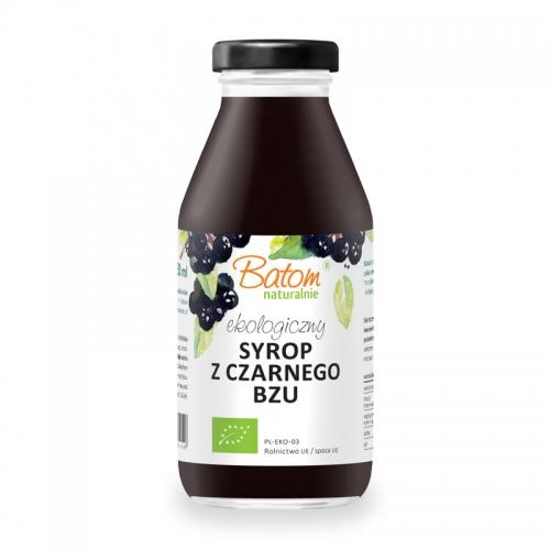 Syrop z czarnego bzu 330ml*BATOM*BIO - opakowanie zbiorcze po 12 szt.