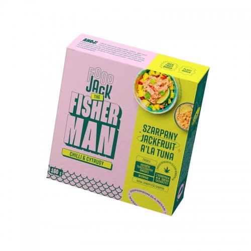 Szarpany jackfruit a'la tuńczyk **Chilli & Cytrusy** puszka 160g*JACK THE FISHERMAN*