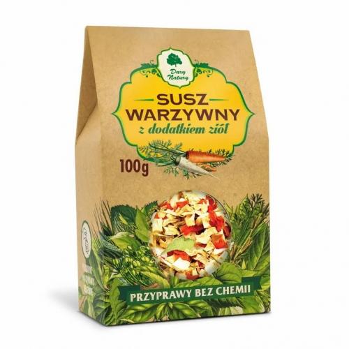 Warzywa suszone **Susz warzywny** z ziołami 100g*DARY NATURY*