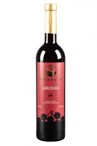 Wino aroniowe czerwone / półsłodkie / Polska 750ml*VIN-KON*