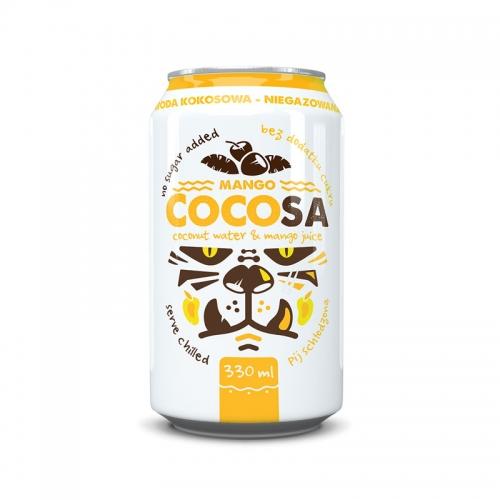 Woda kokosowa z mango **Cocosa** bez cukru 330ml*DIET-FOOD*