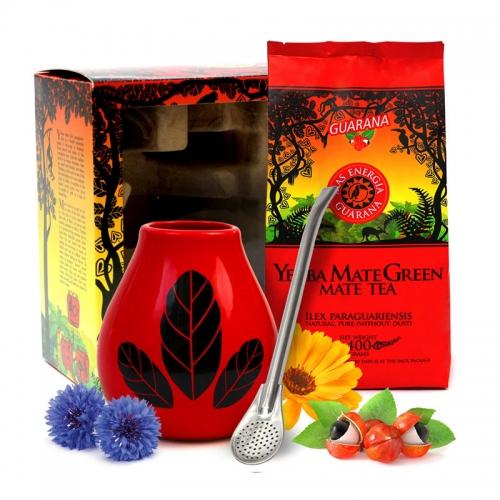 Yerba Mate **Energia** z guaraną zestaw*MATE GREEN* 