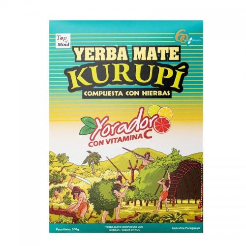 Yerba Mate **Yorador con Vitamina C** ziołowa z witaminą C 500g*KURUPÍ*