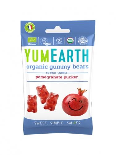 Żelki owocowe **Pomegranate pucker** 50g*YUMEARTH*BIO