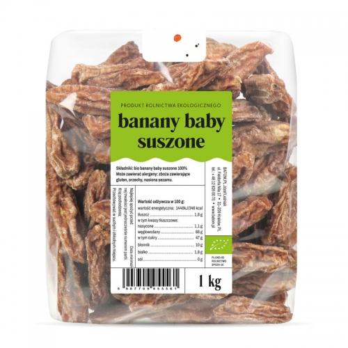Banany mini / baby suszone 1kg*BATOM*BIO