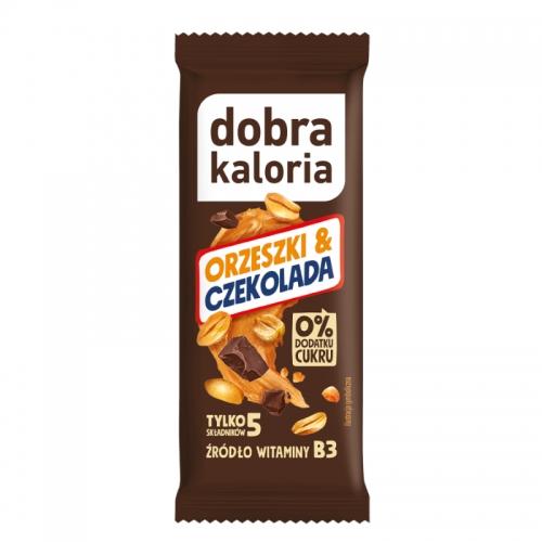 Baton daktylowy orzeszki & czekolada bez cukru 35g*DOBRA KALORIA*