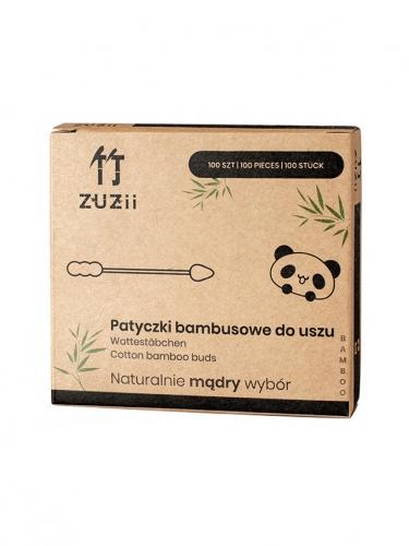 Patyczki bambusowe do uszu 100szt 2w1*ZUZII BAMBOO*